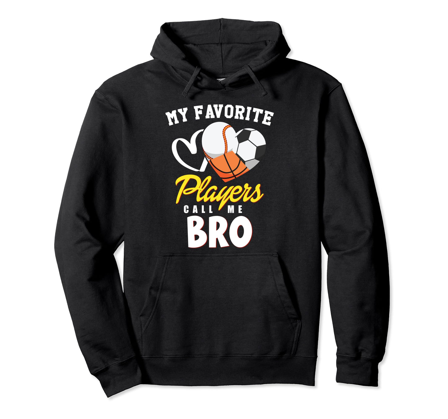 My Favorite Players Baseball Soccer Hoodie - Streetwear Style for Adults - T-Shirt, Sweatshirt, Hoodie