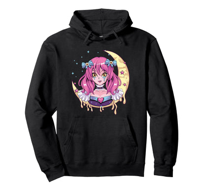 Pastel Goth Anime Vaporwave Sad Anime Hoodie - Streetwear Style Unisex - T-Shirt, Sweatshirt, Hoodie