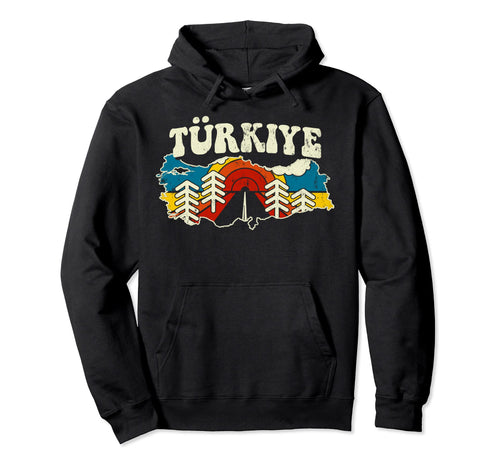 Turkey Turkish T Rkiye Country Rainbow Hoodie - Custom Art Print Men Women - T-Shirt, Sweatshirt, Hoodie