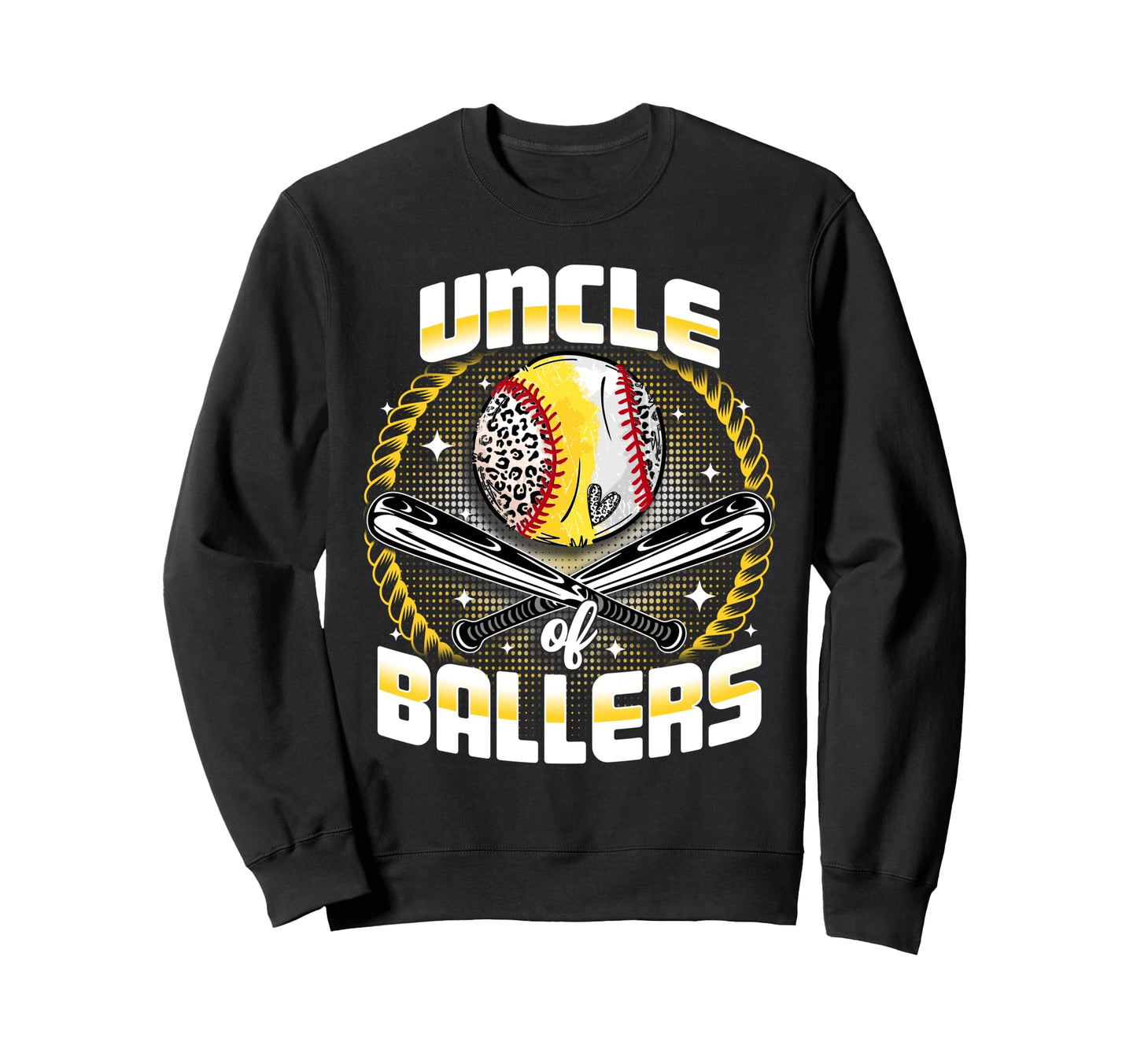 Baseball Softball Uncle Ballers Sweatshirt - Streetwear Style Unisex - T-Shirt, Sweatshirt, Hoodie