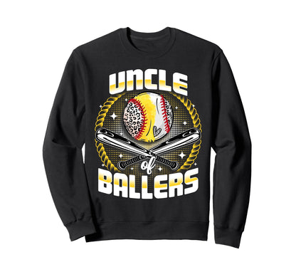 Baseball Softball Uncle Ballers Sweatshirt - Streetwear Style Unisex - T-Shirt, Sweatshirt, Hoodie