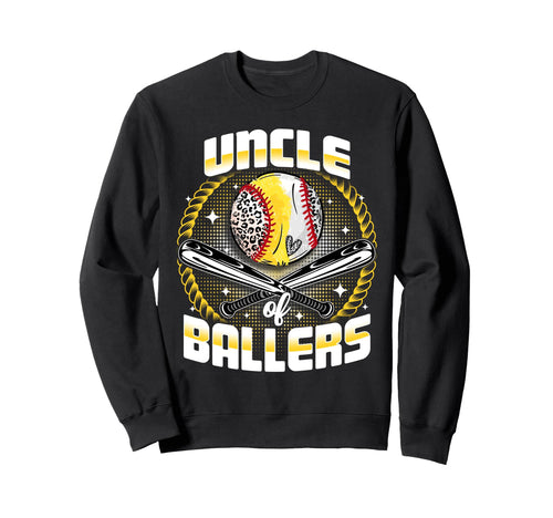 Baseball Softball Uncle Ballers Sweatshirt - Streetwear Style Unisex - T-Shirt, Sweatshirt, Hoodie