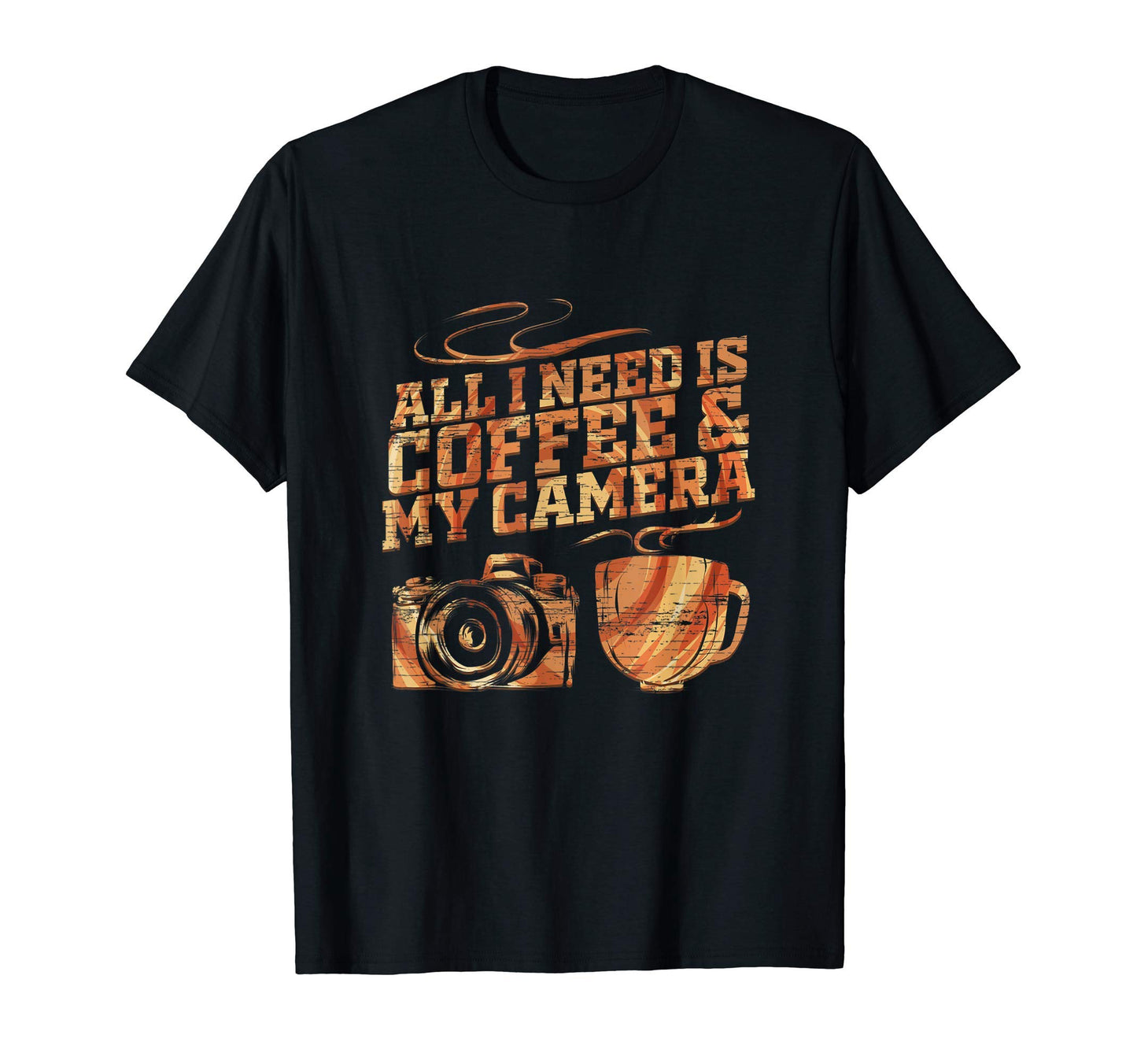 Coffee And Photography Lover Gift T-Shirt - Novelty Apparel Men Women - T-Shirt, Sweatshirt, Hoodie