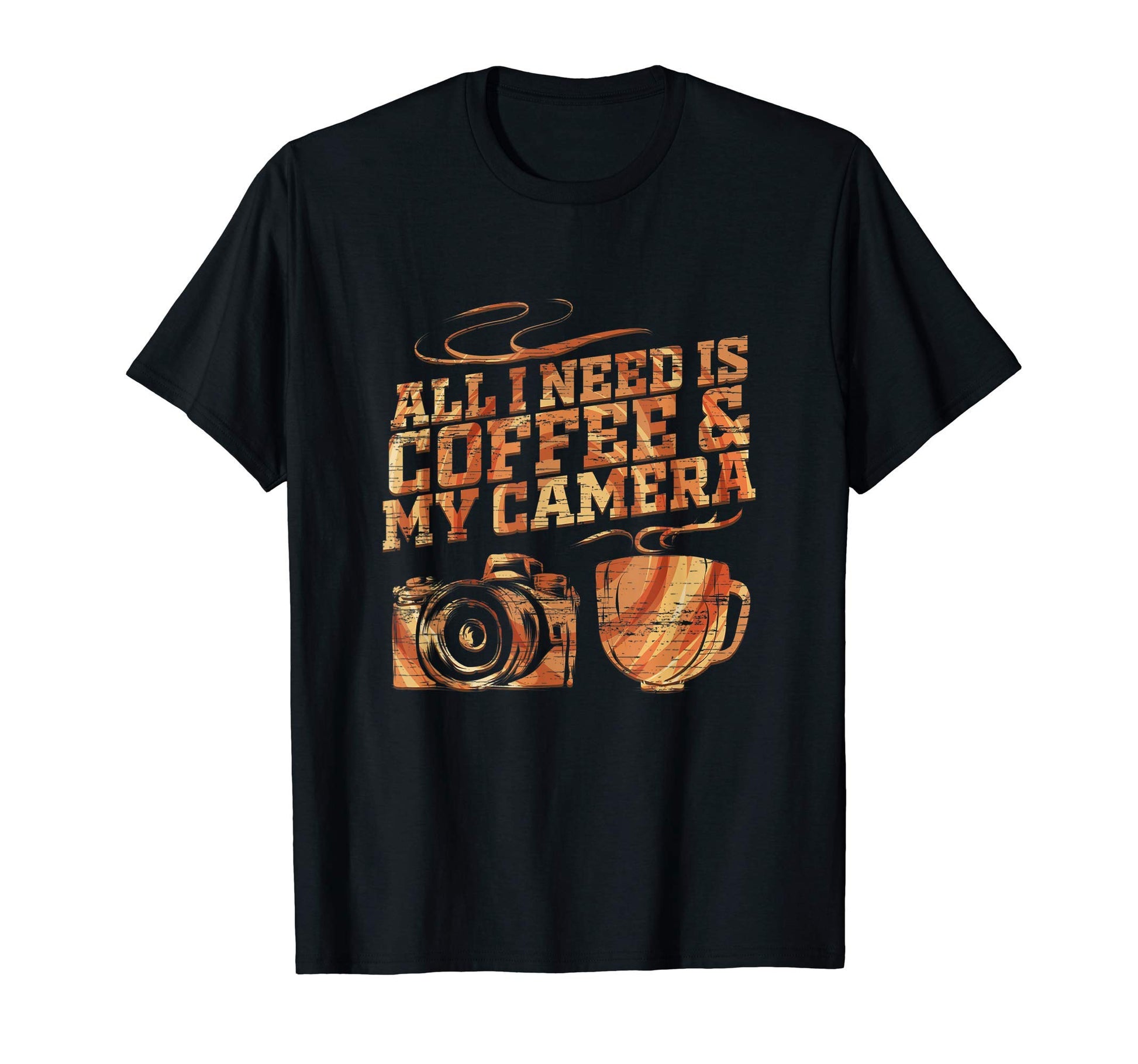 Coffee And Photography Lover Gift T-Shirt - Novelty Apparel Men Women - T-Shirt, Sweatshirt, Hoodie