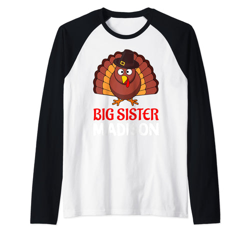Big Sister Madison Thanksgiving T-Shirt - Minimalist Print Men Women - T-Shirt, Sweatshirt, Hoodie