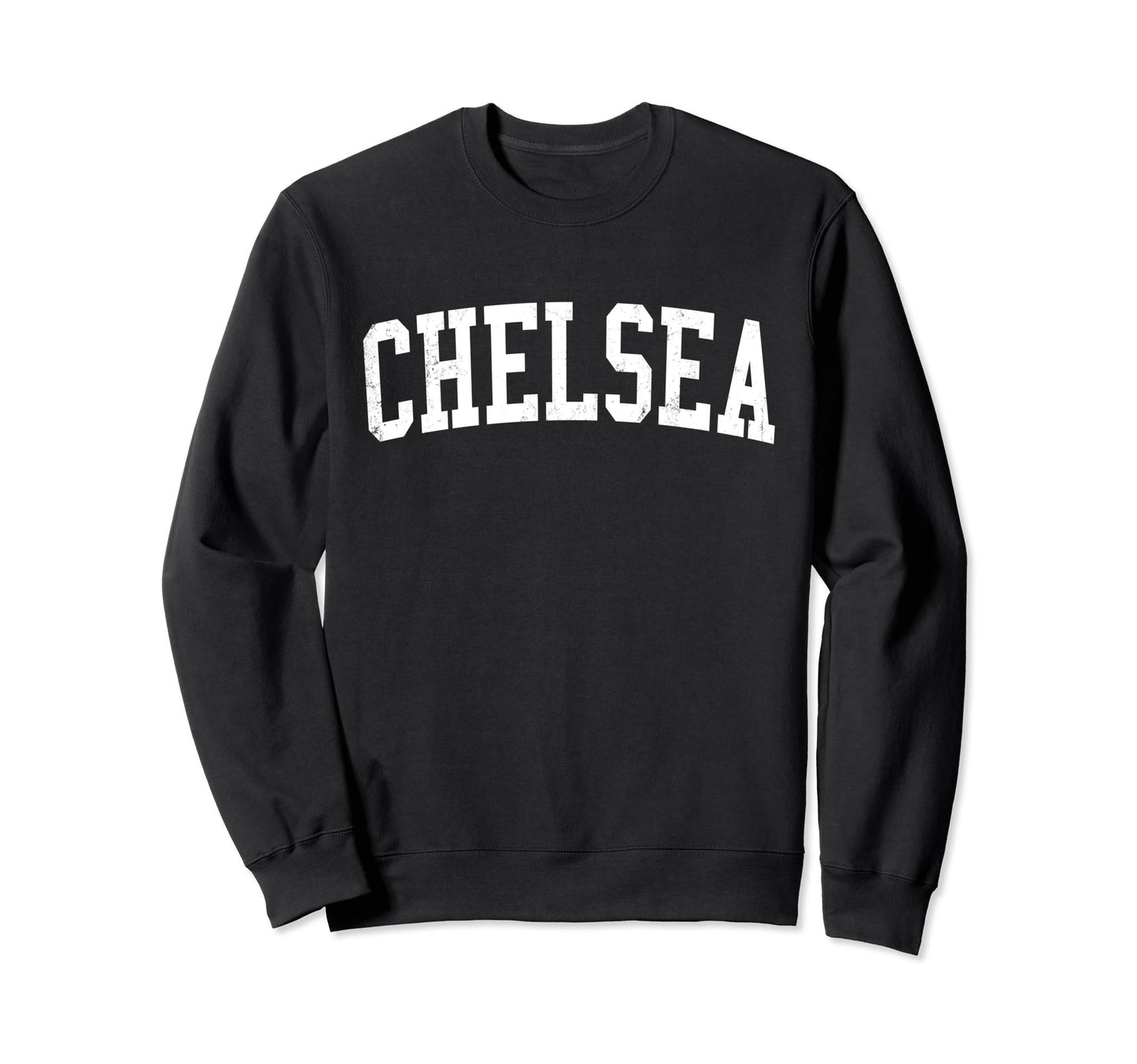 Chelsea Ma Distressed White Sweatshirt - Casual Everyday Wear Unisex - T-Shirt, Sweatshirt, Hoodie