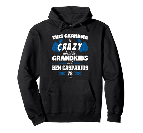 Grandma Crazy Ben Casparius Los Hoodie - Novelty Apparel for Adults - T-Shirt, Sweatshirt, Hoodie