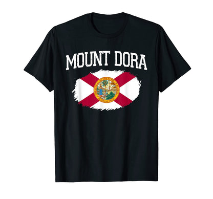 Mount Dora Fl Florida Flag Usa Sports T-Shirt - Unique Graphic Men Women - T-Shirt, Sweatshirt, Hoodie