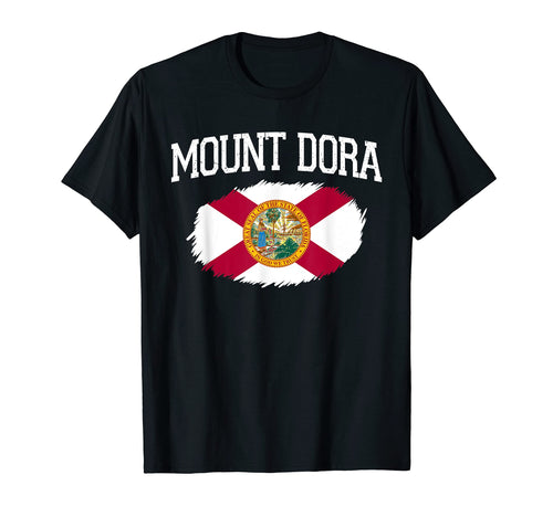 Mount Dora Fl Florida Flag Usa Sports T-Shirt - Unique Graphic Men Women - T-Shirt, Sweatshirt, Hoodie