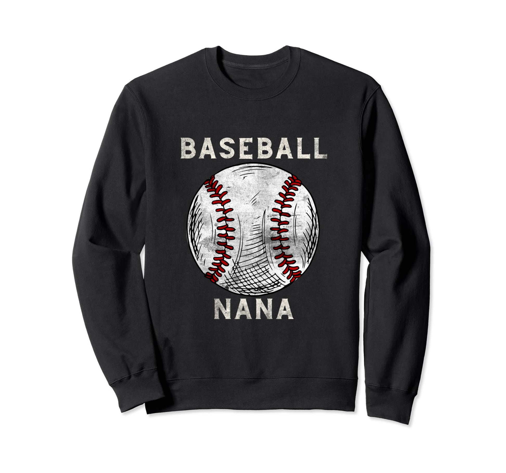 Baseball Nana Baseball Player Sports Sweatshirt - Unique Graphic Unisex - T-Shirt, Sweatshirt, Hoodie