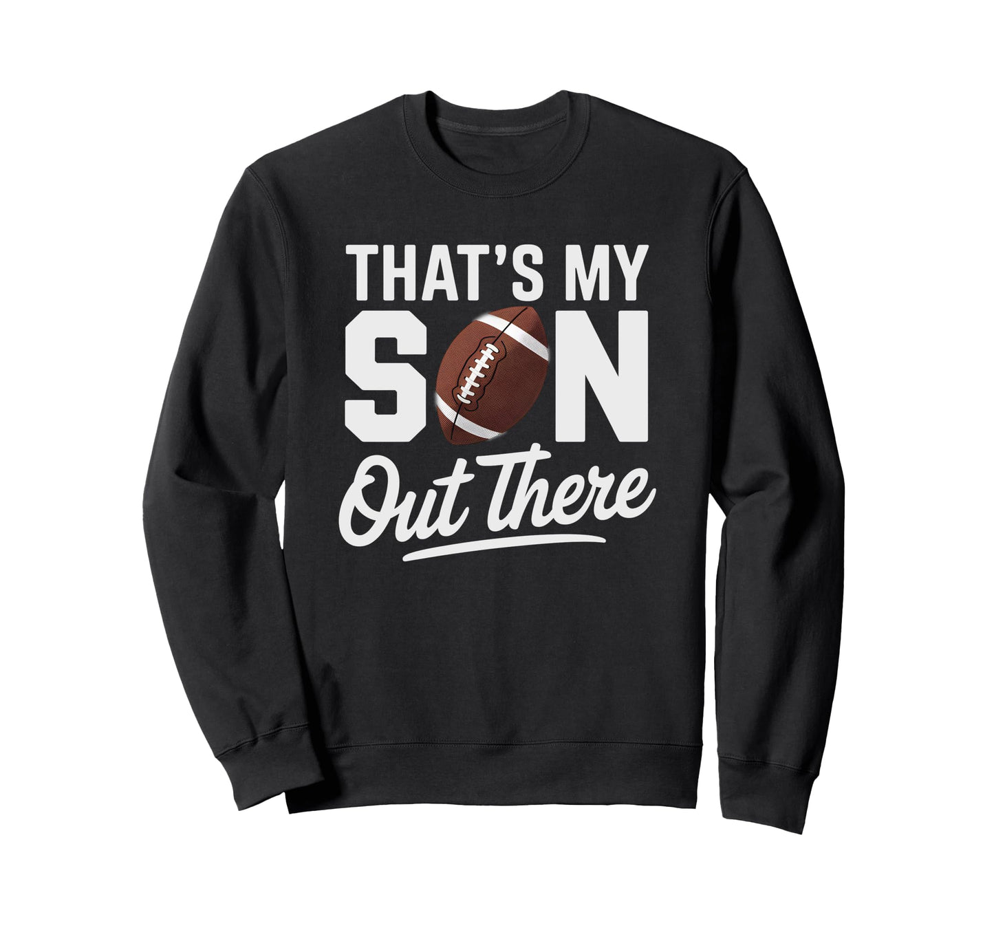 Football Mom Dad Proud Parent Game Sweatshirt - Trendy Graphic for Adults - T-Shirt, Sweatshirt, Hoodie