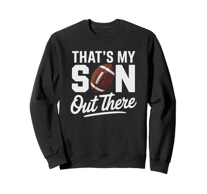Football Mom Dad Proud Parent Game Sweatshirt - Trendy Graphic for Adults - T-Shirt, Sweatshirt, Hoodie