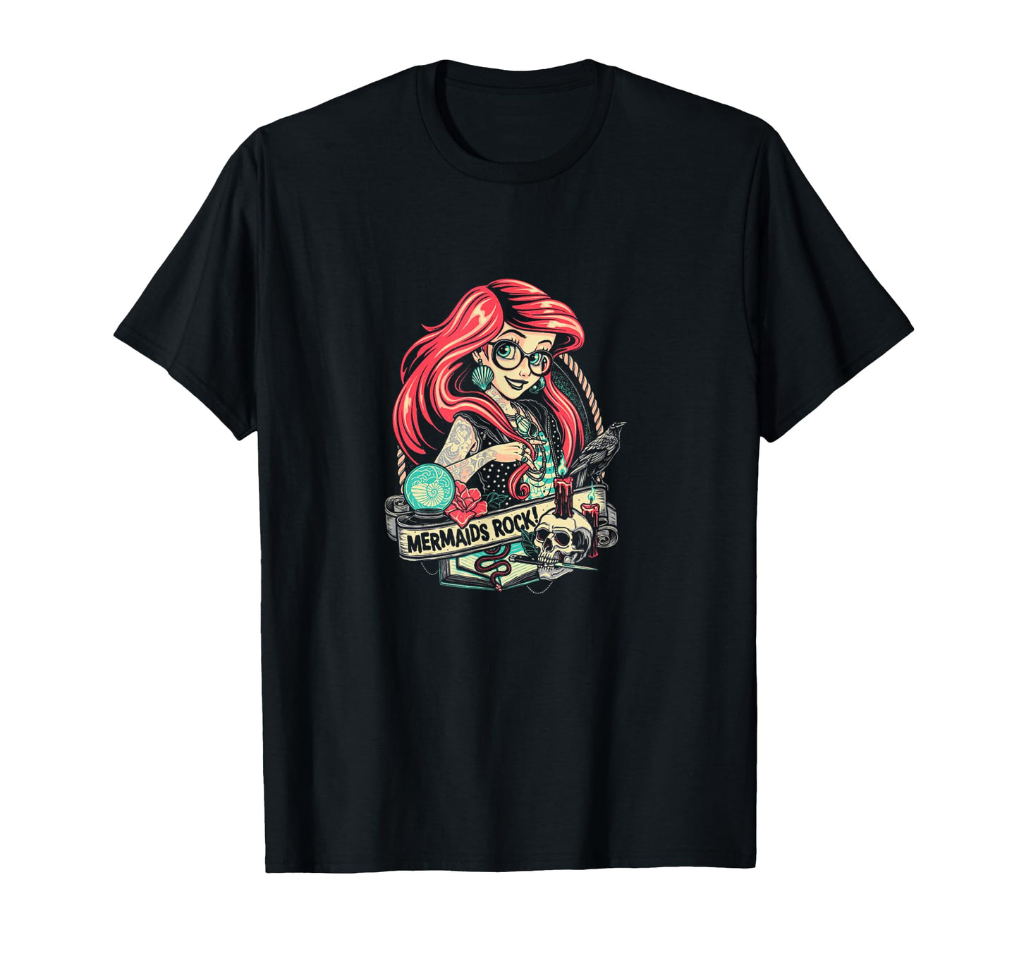 Mermaids Rock Gothic Dark Metal Goth T-Shirt - Novelty Apparel Men Women - T-Shirt, Sweatshirt, Hoodie