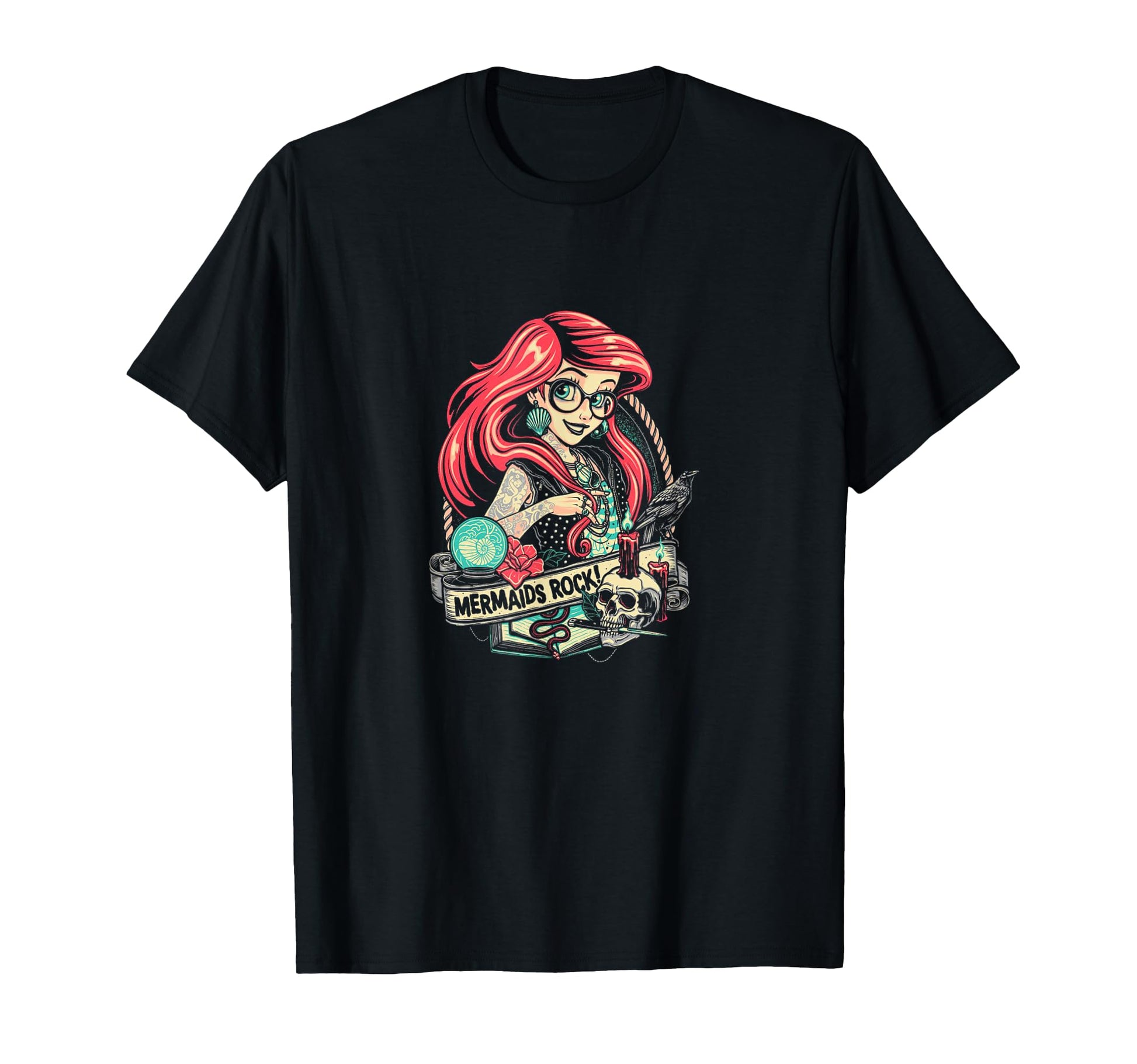 Mermaids Rock Gothic Dark Metal Goth T-Shirt - Novelty Apparel Men Women - T-Shirt, Sweatshirt, Hoodie