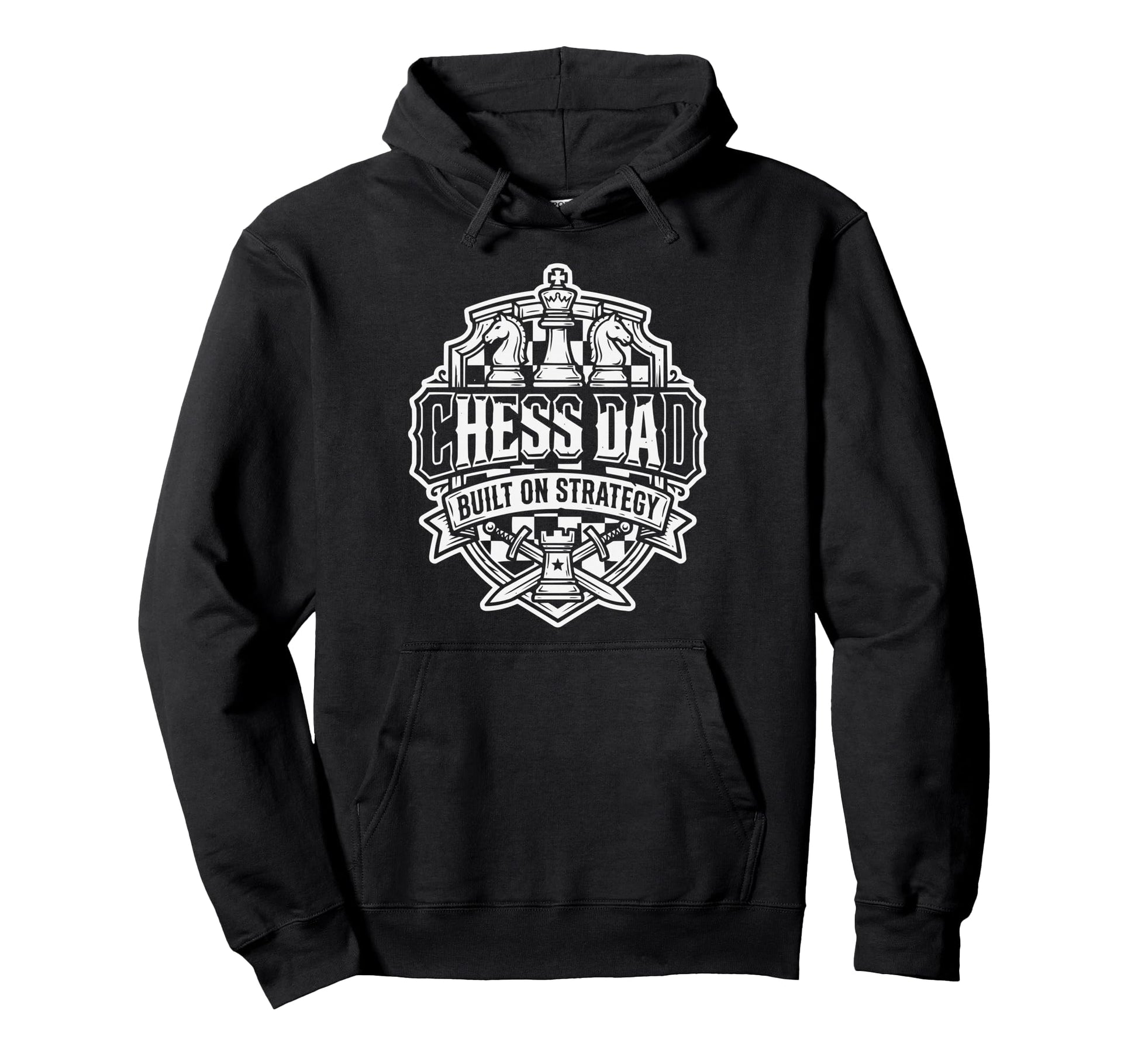 Chess Dad Board Game Daddy Hoodie - Casual Everyday Wear for Adults - T-Shirt, Sweatshirt, Hoodie