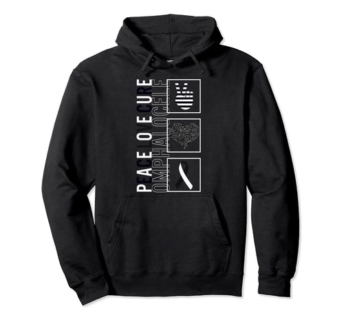 Peace Love Cure Omphalocele Awareness Hoodie - Minimalist Print for Adults - T-Shirt, Sweatshirt, Hoodie