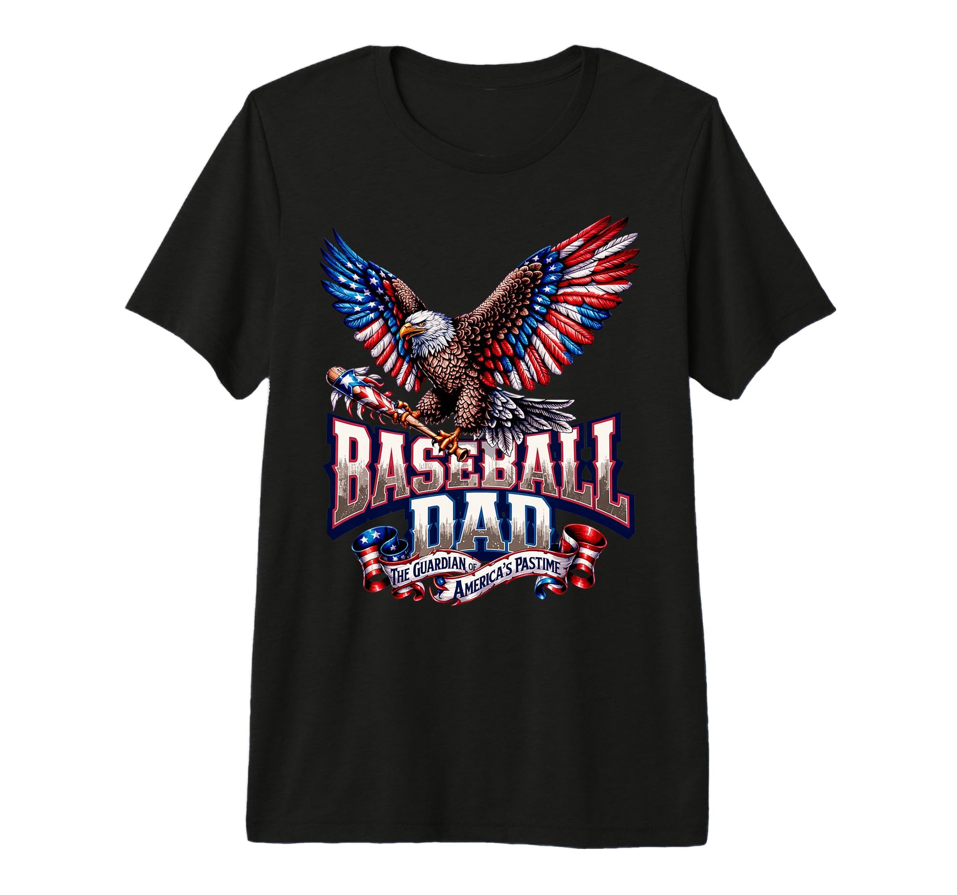 Mens Proud Baseball Patriotic T-Shirt - Fun Novelty Design for Adults - T-Shirt, Sweatshirt, Hoodie