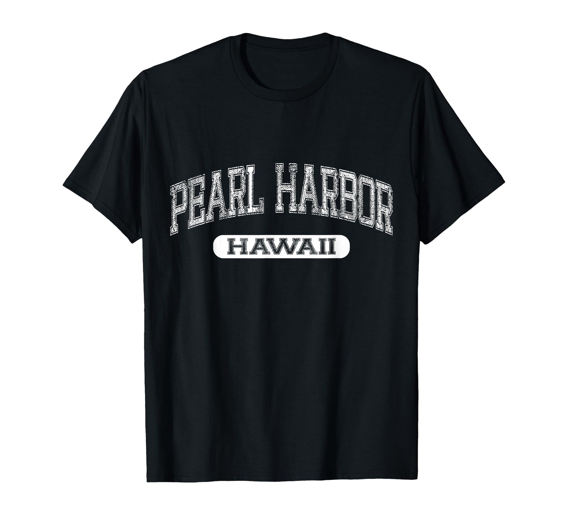 Pearl Harbor Hawaii Varsity Text T-Shirt - Unique Graphic Unisex - T-Shirt, Sweatshirt, Hoodie