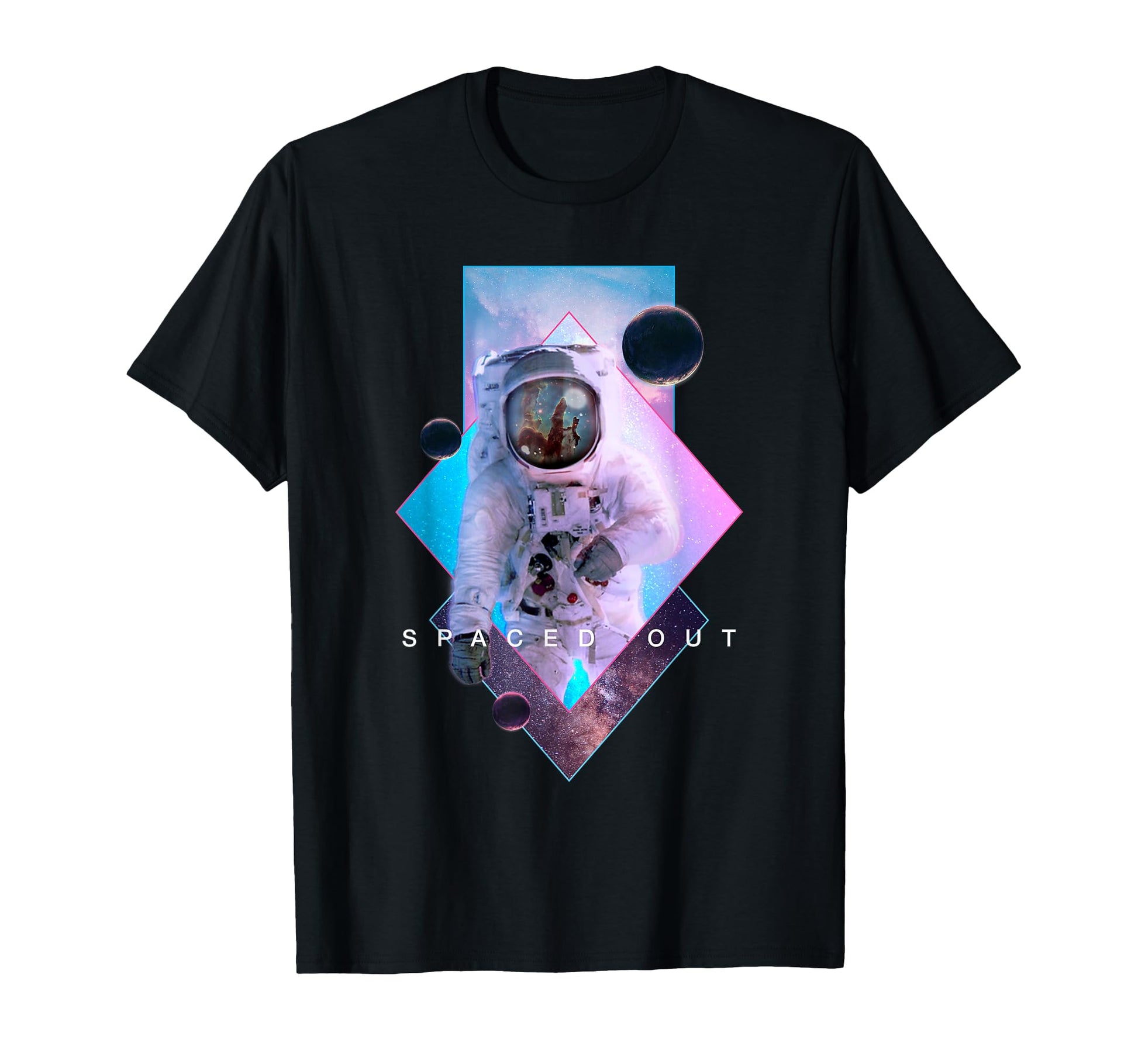 Spaced Out Astronaut Aesthetic T-Shirt - Aesthetic Graphic Unisex - T-Shirt, Sweatshirt, Hoodie
