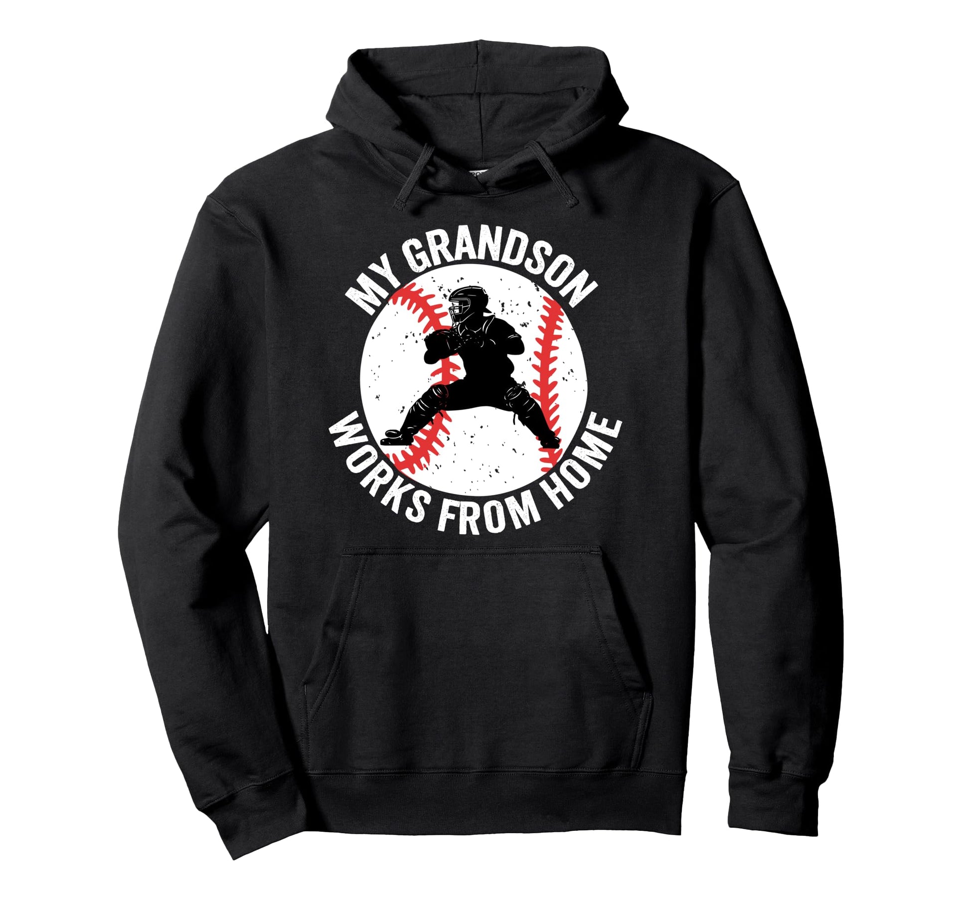 Baseball Catcher Grandpa Funny Hoodie - Streetwear Style Men Women - T-Shirt, Sweatshirt, Hoodie