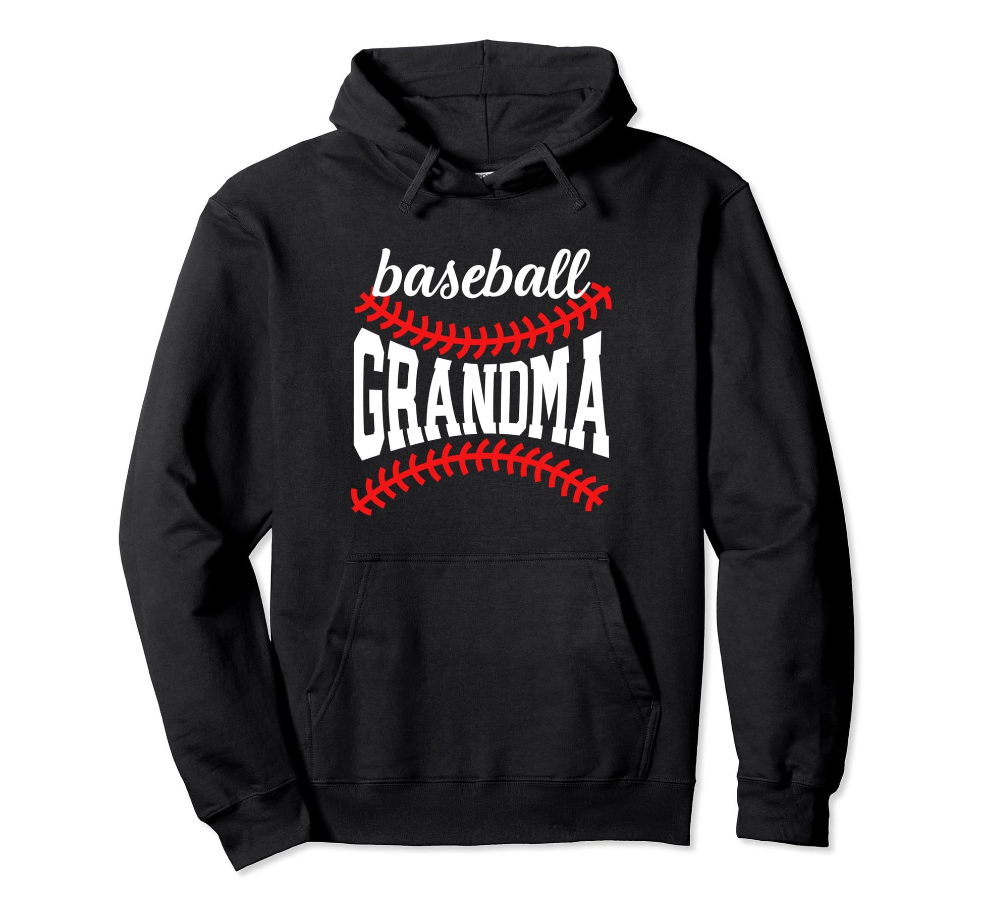 Baseball Grandma Game Day Baseball Hoodie - Graphic Print Unisex - T-Shirt, Sweatshirt, Hoodie