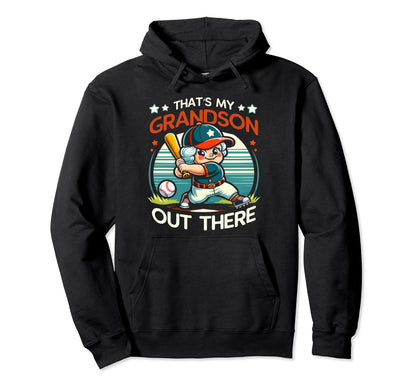 Baseball Grandma Grandmother Granny Hoodie - Fun Novelty Design for Adults - T-Shirt, Sweatshirt, Hoodie