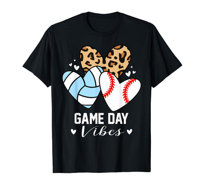 Game Day Vibes Funny Baseball T-Shirt - Casual Everyday Wear Unisex - T-Shirt, Sweatshirt, Hoodie