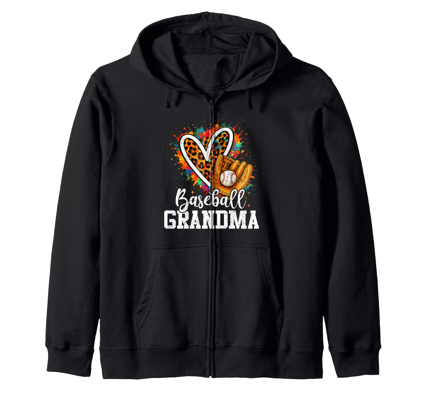 My Favorite Baseball Grandma Leopard T-Shirt - Minimalist Print Unisex - T-Shirt, Sweatshirt, Hoodie
