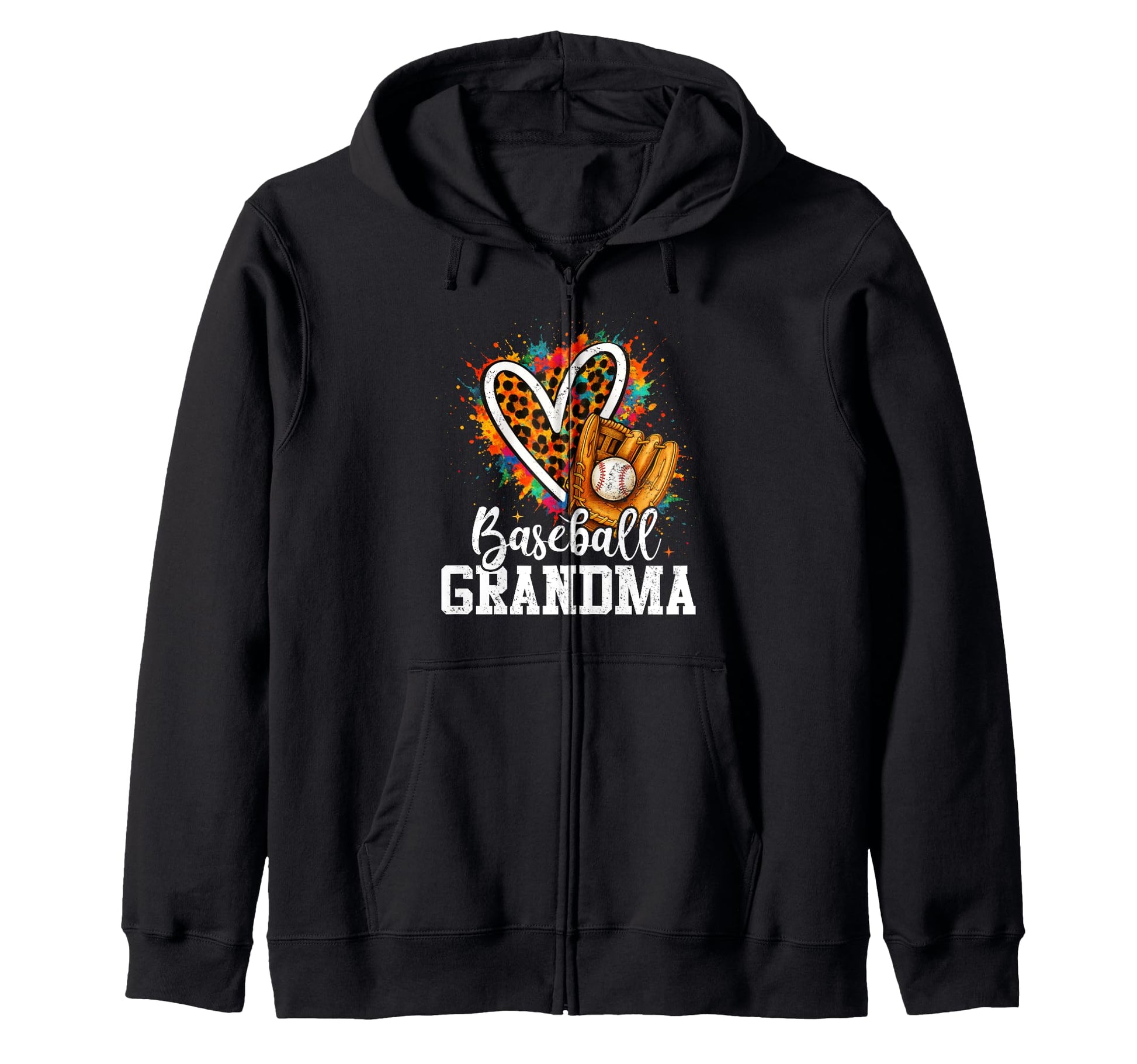 My Favorite Baseball Grandma Leopard T-Shirt - Minimalist Print Unisex - T-Shirt, Sweatshirt, Hoodie
