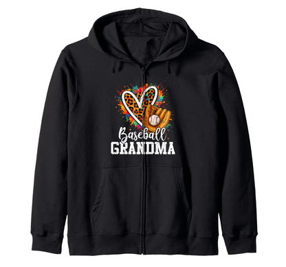 My Favorite Baseball Grandma Leopard T-Shirt - Minimalist Print Unisex - T-Shirt, Sweatshirt, Hoodie
