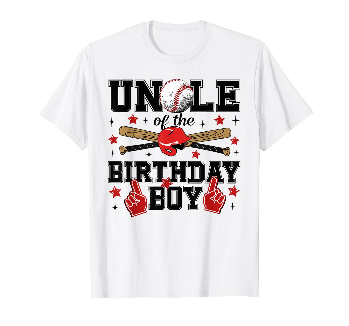 Uncle Birthday Baseball Sport Family T-Shirt - Trendy Graphic Men Women - T-Shirt, Sweatshirt, Hoodie