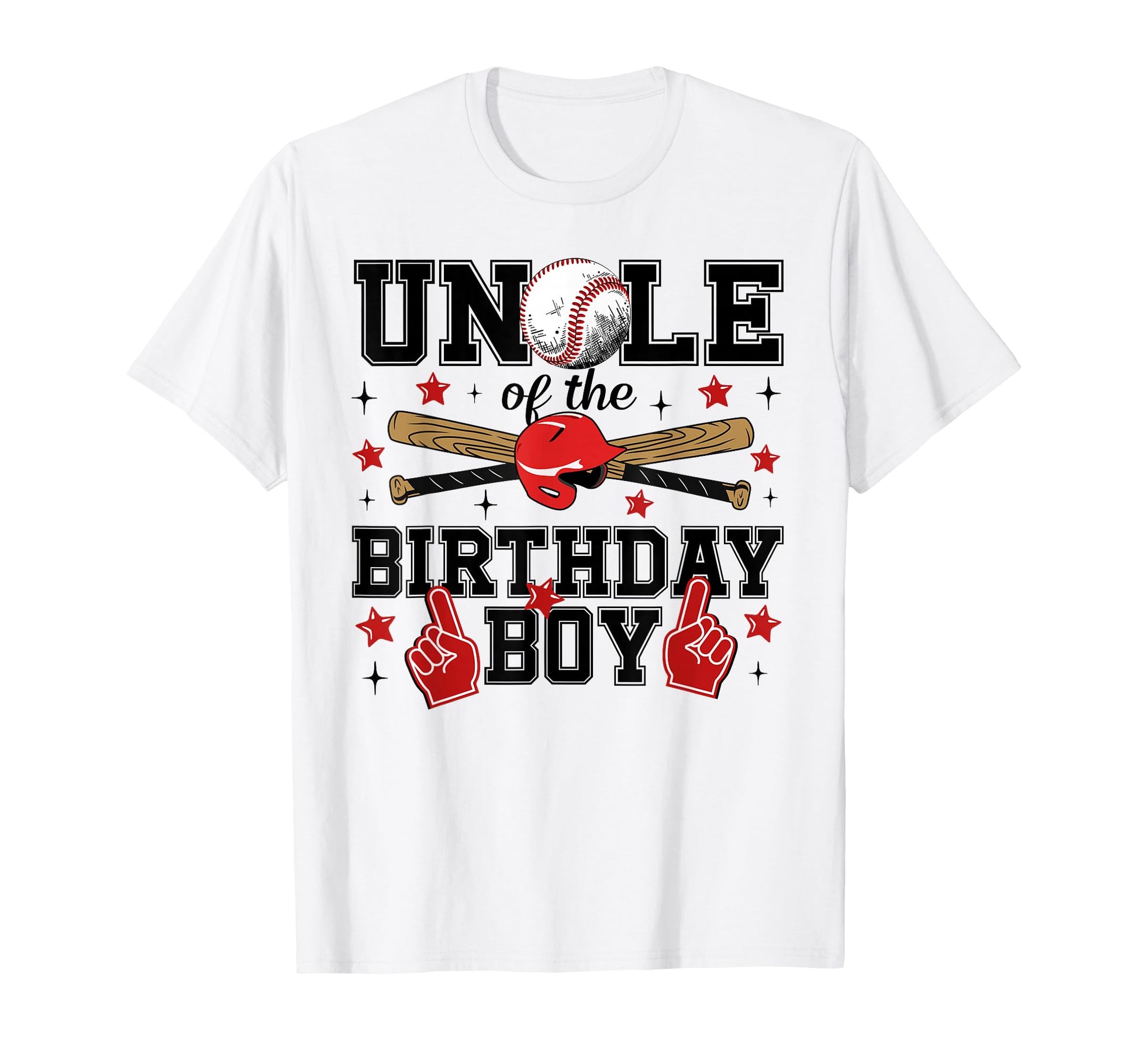 Uncle Birthday Baseball Sport Family T-Shirt - Trendy Graphic Men Women - T-Shirt, Sweatshirt, Hoodie