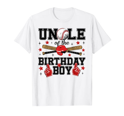 Uncle Birthday Baseball Sport Family T-Shirt - Trendy Graphic Men Women - T-Shirt, Sweatshirt, Hoodie