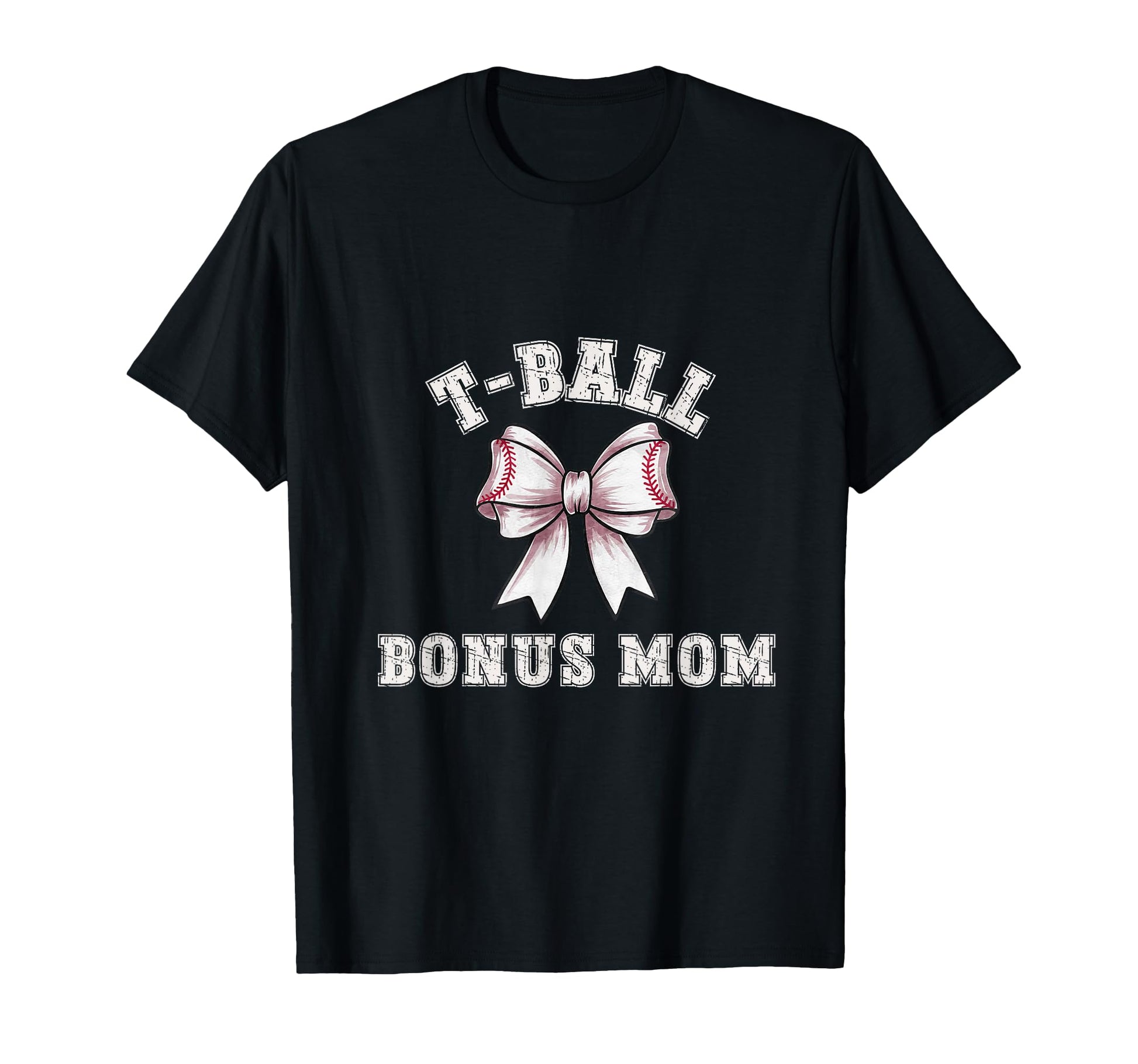 Coquette T Ball Ball Bonus Mom Bow Game T-Shirt - Novelty Apparel Unisex - T-Shirt, Sweatshirt, Hoodie