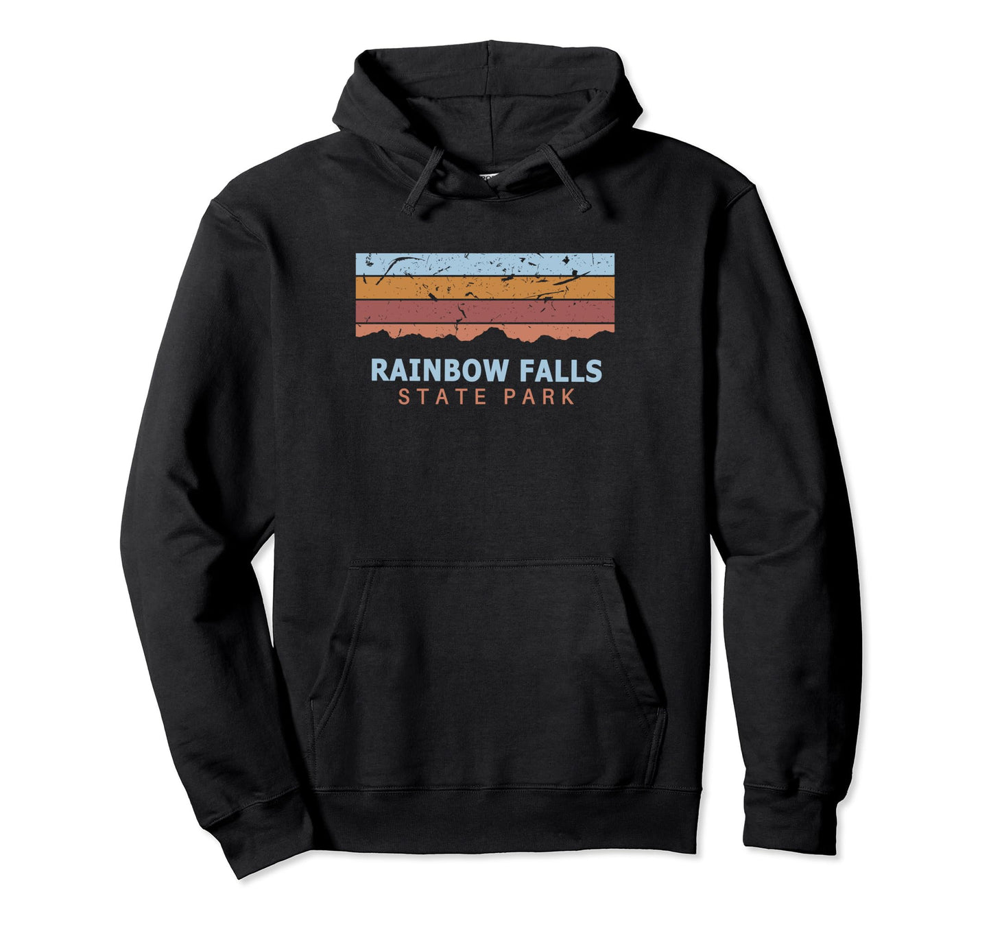 Rainbow Falls State Park Washington Hoodie - Minimalist Print for Adults - T-Shirt, Sweatshirt, Hoodie