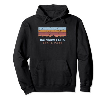 Rainbow Falls State Park Washington Hoodie - Minimalist Print for Adults - T-Shirt, Sweatshirt, Hoodie