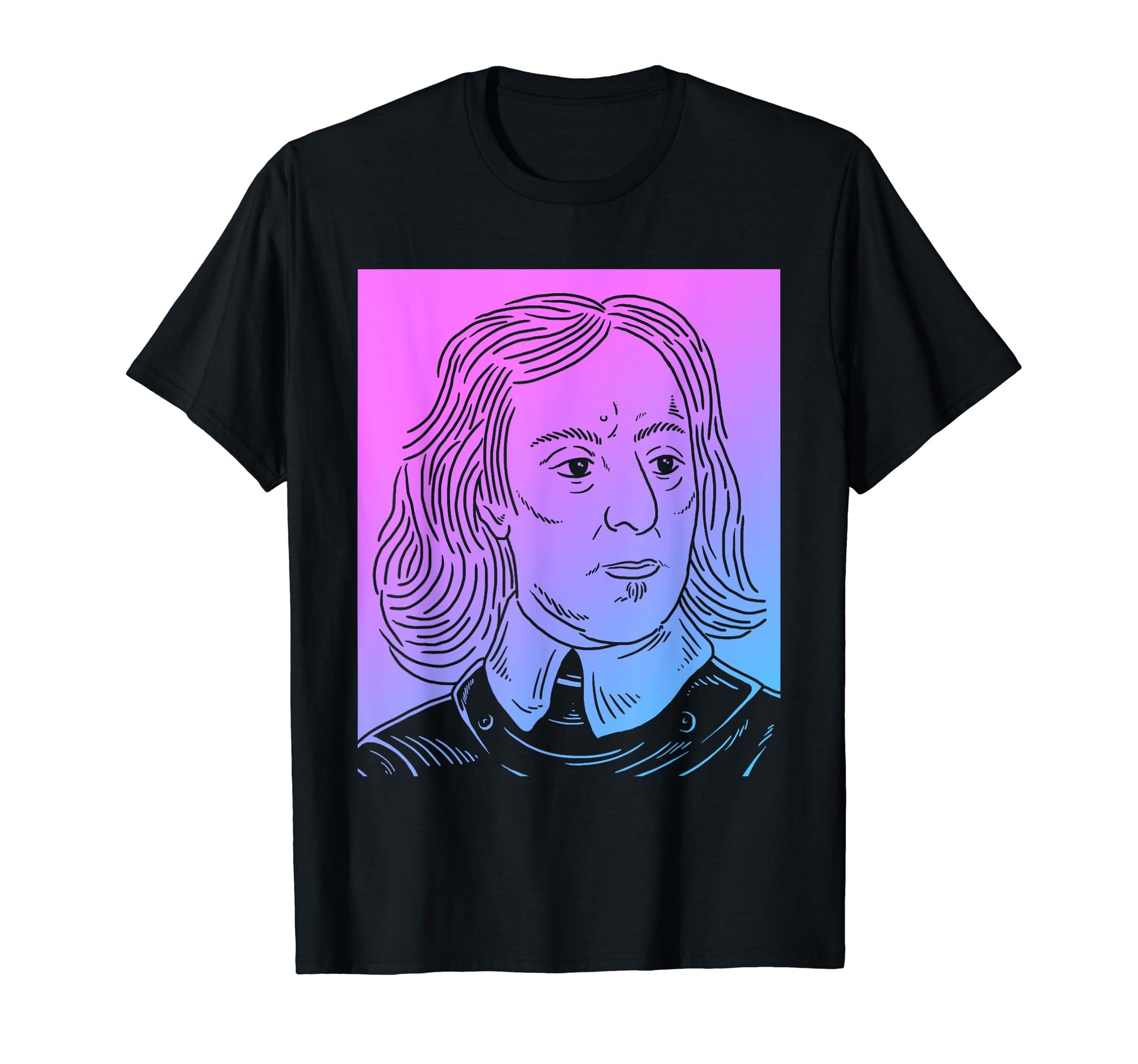 Oliver Cromwell Vaporwave Pastel Goth T-Shirt - Novelty Apparel for Adults - T-Shirt, Sweatshirt, Hoodie
