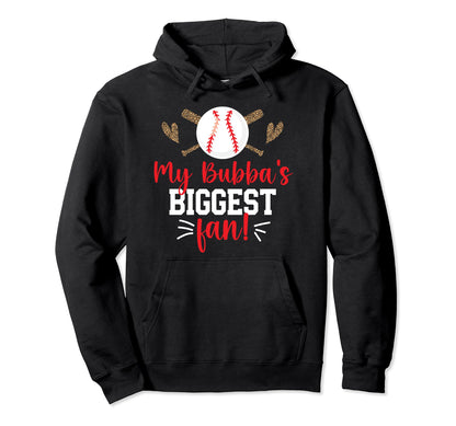 Bubbas Biggest Fan Baseball Sister Hoodie - Aesthetic Graphic Men Women - T-Shirt, Sweatshirt, Hoodie