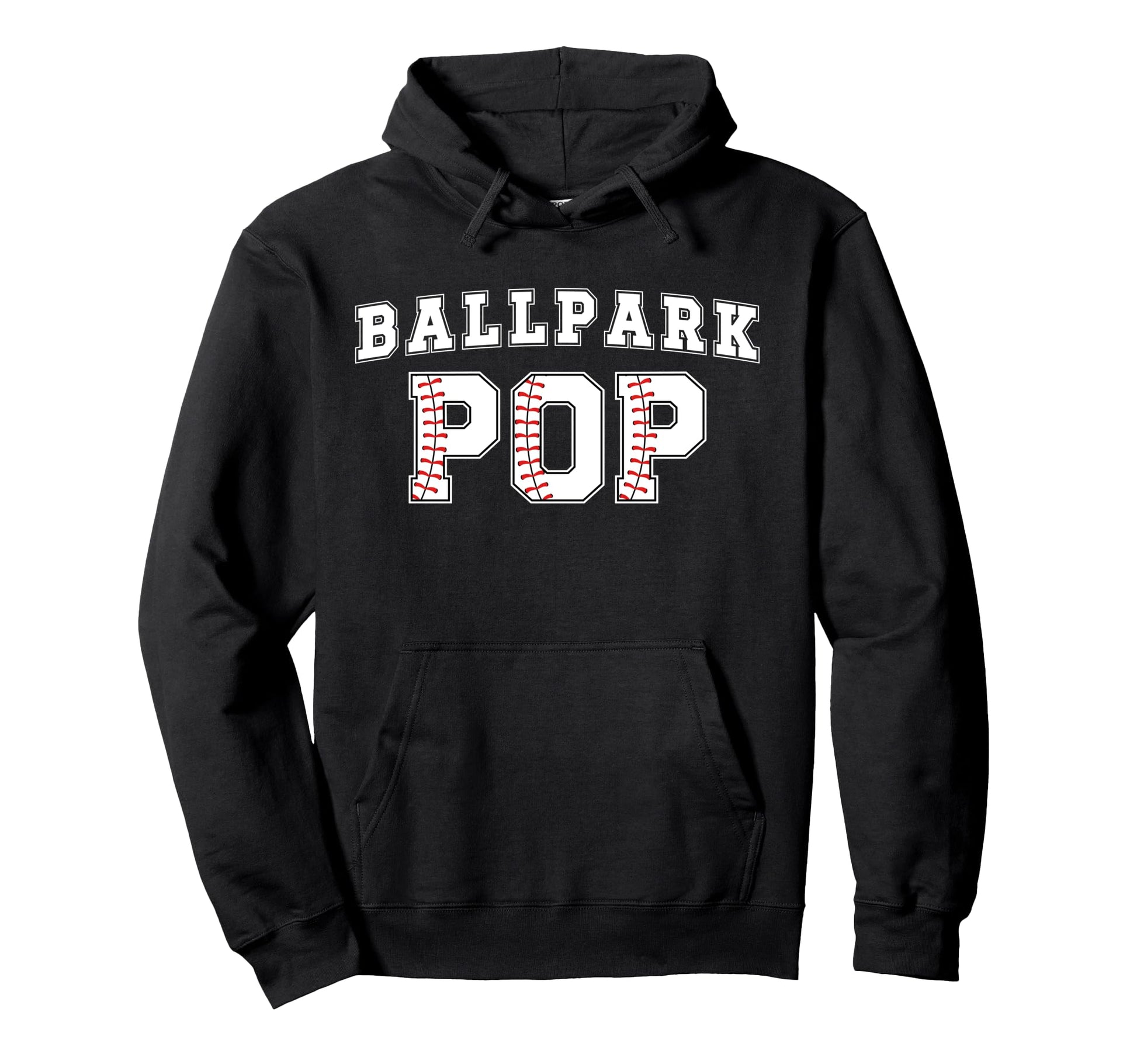 Ballpark Pop Baseball Pop Baseball Hoodie - Custom Art Print Men Women - T-Shirt, Sweatshirt, Hoodie