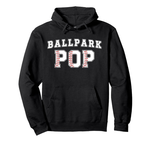 Ballpark Pop Baseball Pop Baseball Hoodie - Custom Art Print Men Women - T-Shirt, Sweatshirt, Hoodie