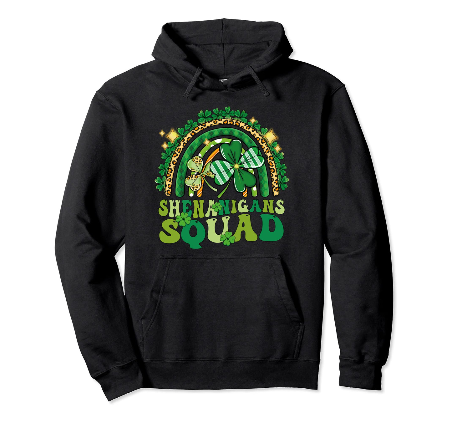 Shenanigans Squad Rainbow Groovy St Hoodie - Custom Art Print for Adults - T-Shirt, Sweatshirt, Hoodie