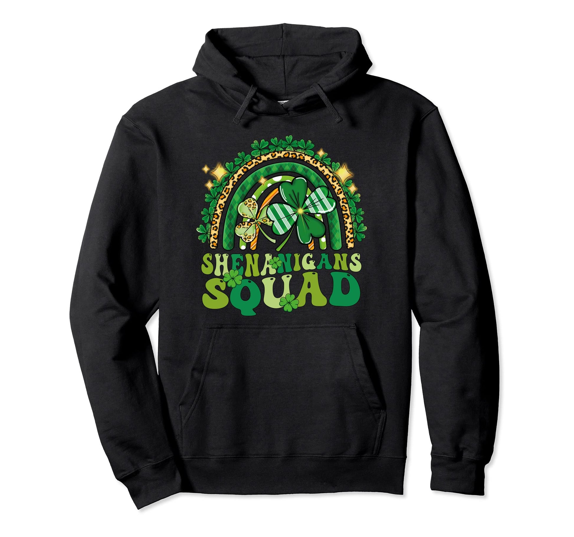 Shenanigans Squad Rainbow Groovy St Hoodie - Custom Art Print for Adults - T-Shirt, Sweatshirt, Hoodie