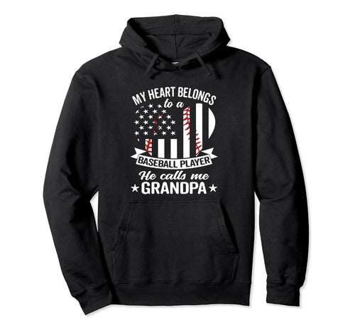 Baseball Grandpa Hoodie - Unique Graphic Men Women - T-Shirt, Sweatshirt, Hoodie