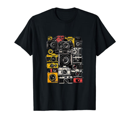 Photography Camera Photographer Cameraman T-Shirt - Unique Graphic Unisex - T-Shirt, Sweatshirt, Hoodie