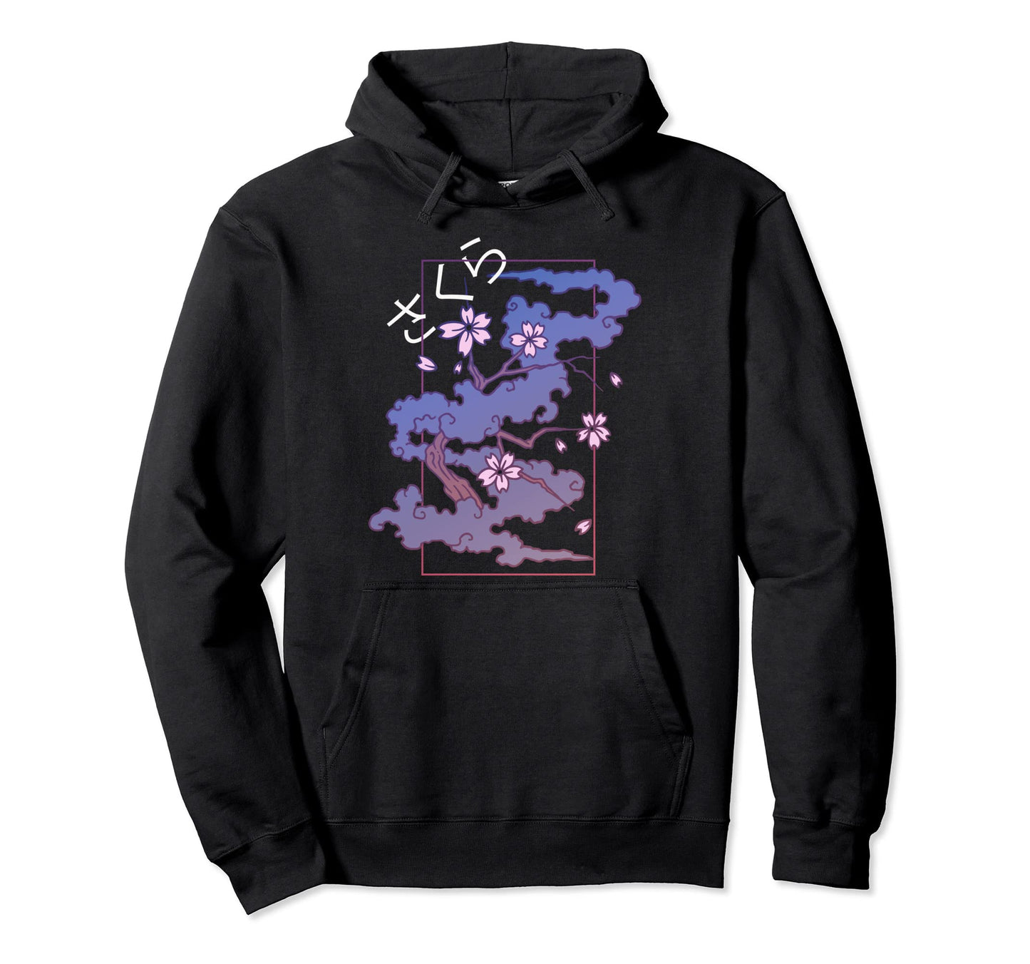 Japanese Aesthetic Sakura Flowers Hoodie - Fun Novelty Design Unisex - T-Shirt, Sweatshirt, Hoodie