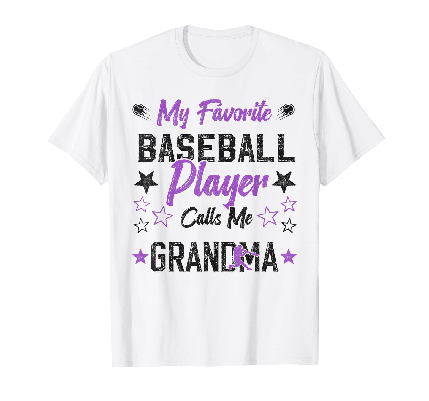 My Favorite Baseball Player Calls Me T-Shirt - Graphic Print Unisex - T-Shirt, Sweatshirt, Hoodie