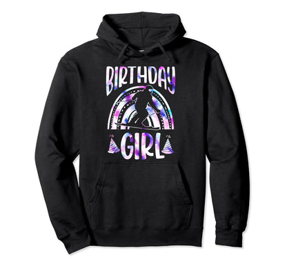 Ski Birthday Boho Bohemian Rainbow Hoodie - Novelty Apparel Men Women - T-Shirt, Sweatshirt, Hoodie
