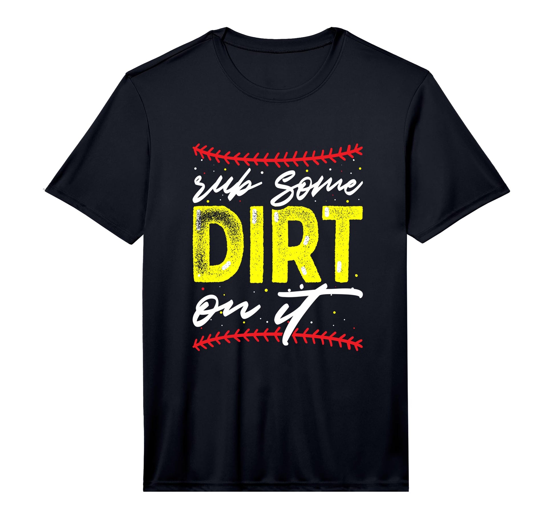 Baseball Softball Mom Mama Rub Some T-Shirt - Trendy Graphic for Adults - T-Shirt, Sweatshirt, Hoodie