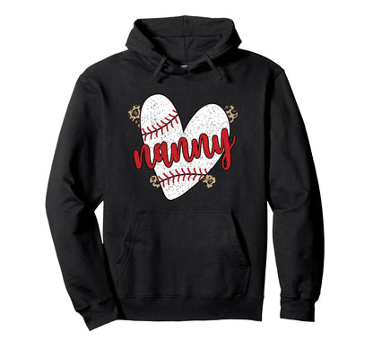 Baseball Nanny Proud Baseball Player Nanny Hoodie - Novelty Apparel Unisex - T-Shirt, Sweatshirt, Hoodie