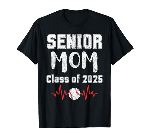 Senior Mom Class 2025 School T-Shirt - Aesthetic Graphic Men Women - T-Shirt, Sweatshirt, Hoodie